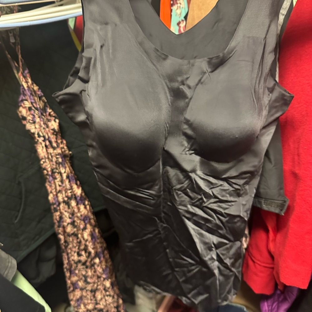 Bali Black Nylon‎ Blend Top